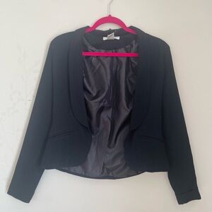 Say What? Classic Black Women's Blazer -S